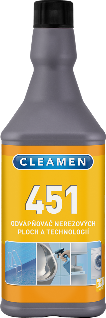 Levně Cleamen 451 odvápňovač ploch 1 l Varianta: CLEAMEN 451 odvápňovač nerezových ploch a technologií 1,2 kg