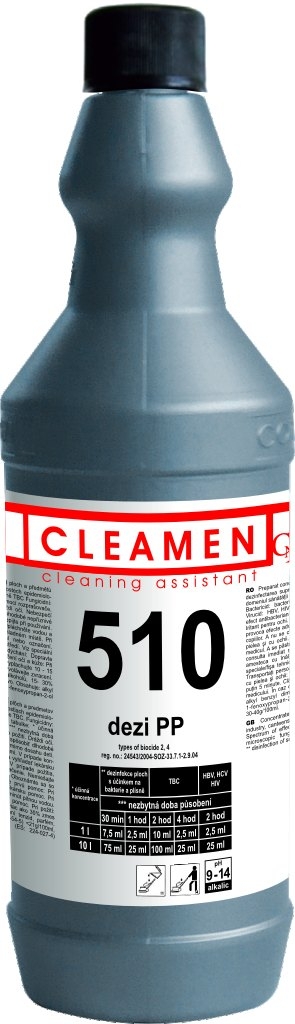 CLEAMEN 510 dezinfekce ploch Varianta: CLEAMEN 510 dezinfekce ploch 1 l