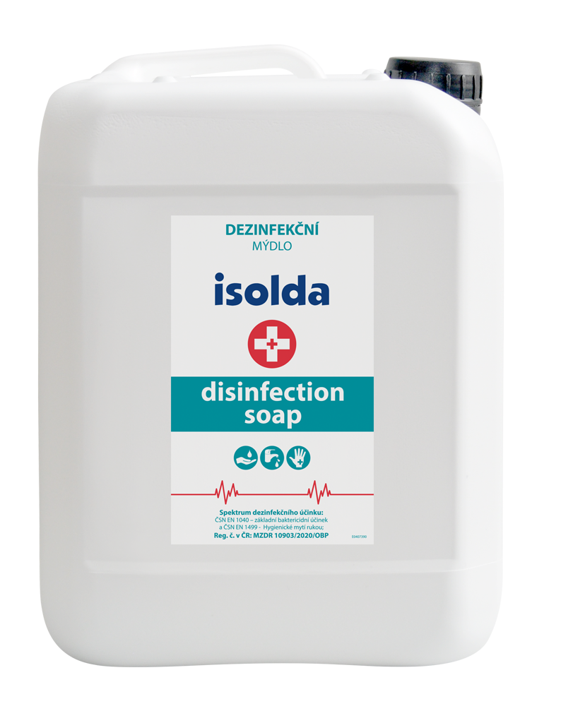 Ostatní ISOLDA disinfection soap 500 ml, MEDISPENDER Varianta: ISOLDA disinfection soap 5 l