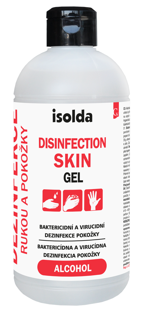 Levně ISOLDA DIsinfection SKIN gel Varianta: ISOLDA disinfection SKIN 500 ml - MEDISPENDER