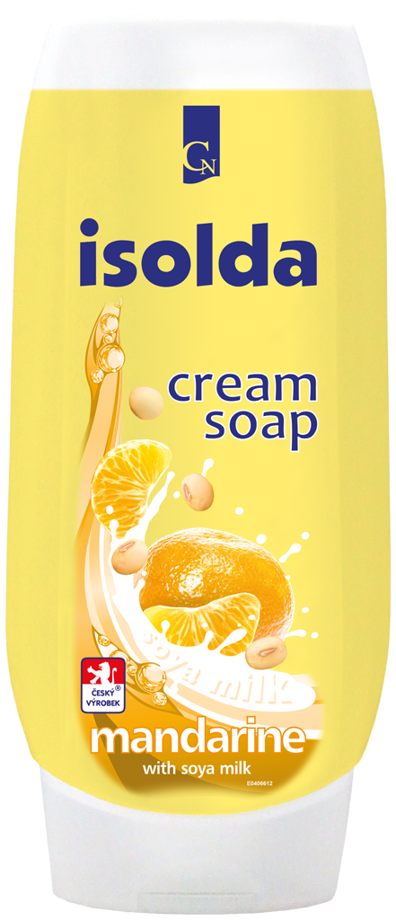 Levně Isolda krémové mýdlo Mandarinka se sojovým mlékem 1 l Varianta: ISOLDA mandarinka, krémové mýdlo 500ml - CLICK&GO!
