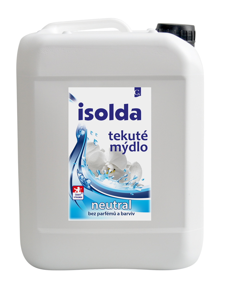Levně ISOLDA NEUTRAL tekuté mýdlo bez parfémů a barviv Varianta: ISOLDA NEUTRAL tekuté mýdlo bez parfémů a barviv 5 l