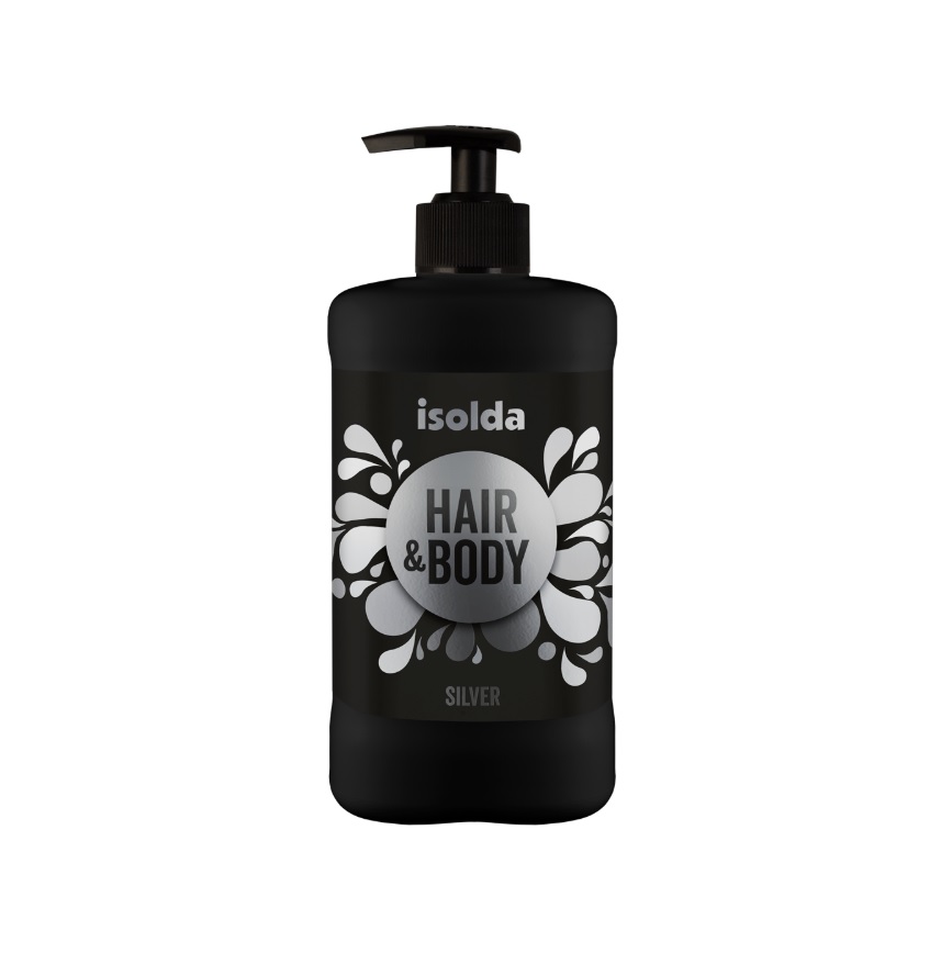 ISOLDA Silver Line Hair and Body Shampoo Objem: 500 ml (obrázek 3)