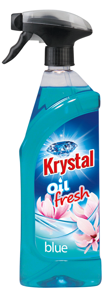 Levně Krystal osvěžovač olej ový s rozprašovačem modrý 750 ml