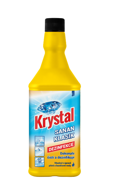 Levně Krystal Krystal Sanan Klasik dezinfekce s aktivním chlórem kanystr 5 l Varianta: KRYSTAL Sanan klasik 1L