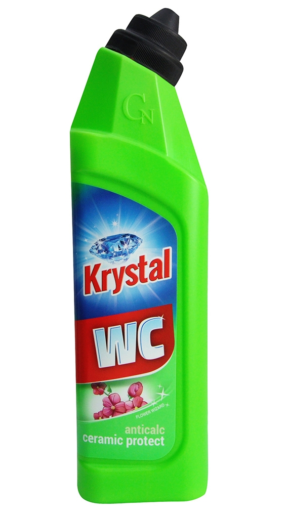 Levně Krystal WC cleaner zelený, čistič toalet, 750 ml Varianta: KRYSTAL WC kyselý na keramiku s ochranou, zelený 750ml