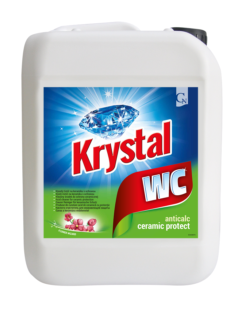 Levně Krystal WC cleaner zelený, čistič toalet, 750 ml Varianta: KRYSTAL WC kyselý na keramiku s ochranou, zelený 5L