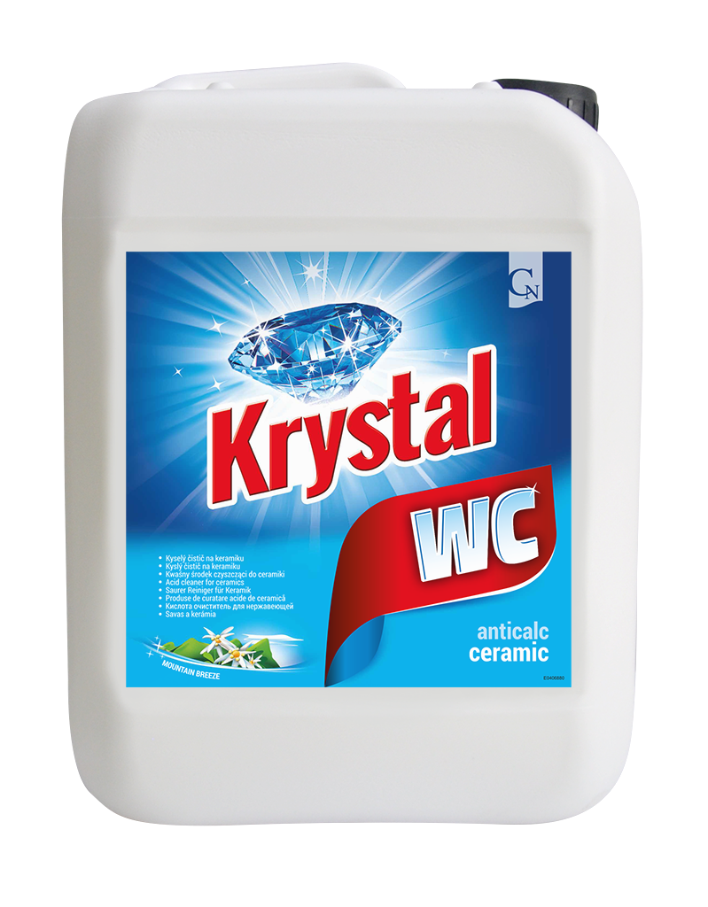 Levně Krystal WC modrý 750 ml Varianta: KRYSTAL WC kyselý na keramiku, modrý 5L