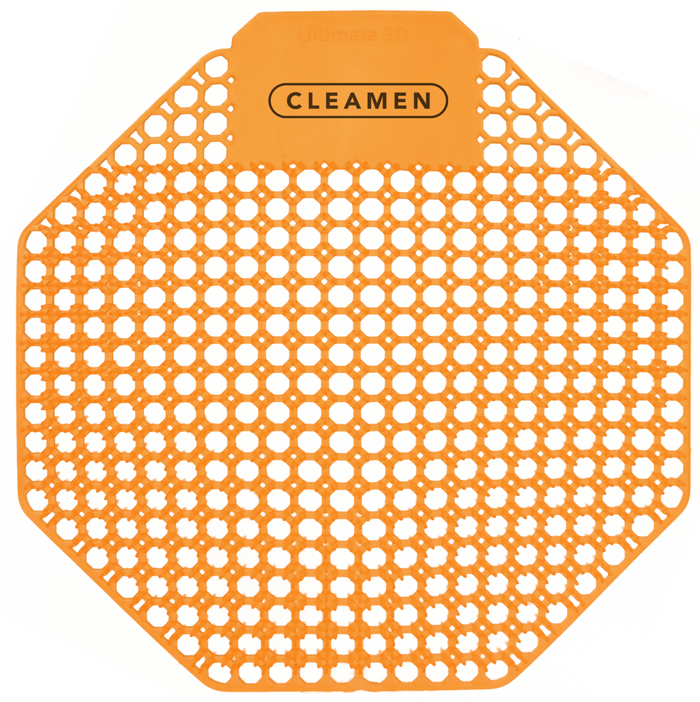 Levně Cleamen pisoárové sítko voňavé oktagon oranžové - citrus