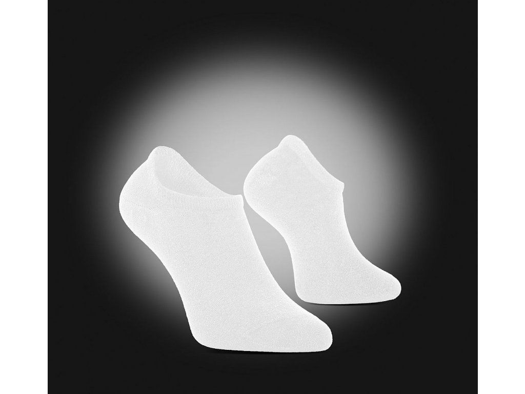 Bamboo Ultrashort Medical Speciální antibakteriální ponožky 3 páry, bílé Rozměr: 35-38