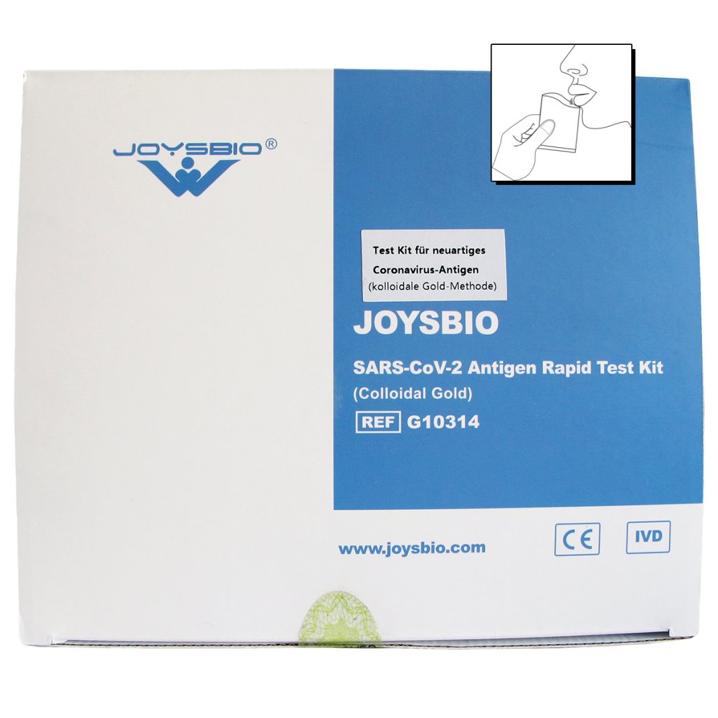 Joysbio Tianjin Biotechnology SARS-CoV-2 Antigen Rapid Test Kit Colloidal Gold 20 ks