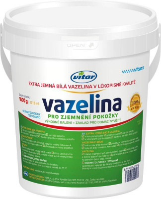Levně Vitar Vazelina extra jemná bílá 1000 g