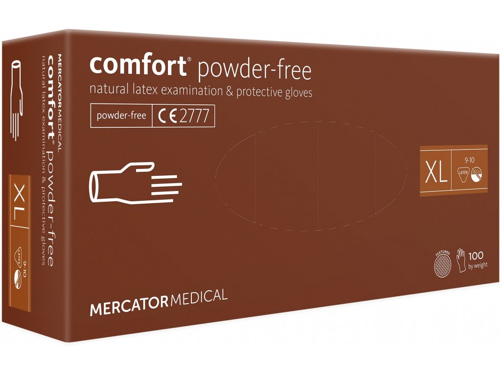Mercator Medical Comfort Powder-Free nepudrované 100 ks