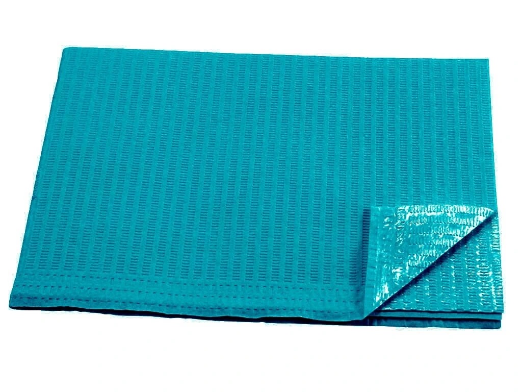 Levně UNIGLOVES Dentální ubrousky, 50 ks, 45 x 33 cm Barva: Modrá