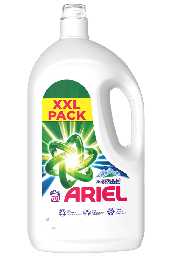 Levně Gel na praní Ariel Mountain Spring 70 PD, 3,5 l