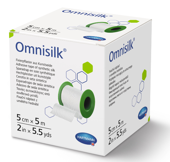 Omnisilk náplast cívka 5 cm x 5 m 1 ks