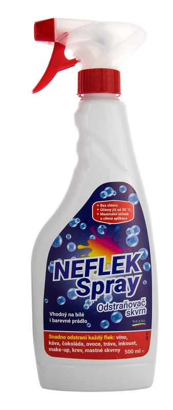 NEFLEK SPRAY tekutý odstraňovač skvrn 500 ml