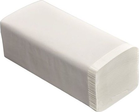 Levně Papírové ručníky ZZ, 200 x 250 mm, 200 ks, bílé, 1vrs.