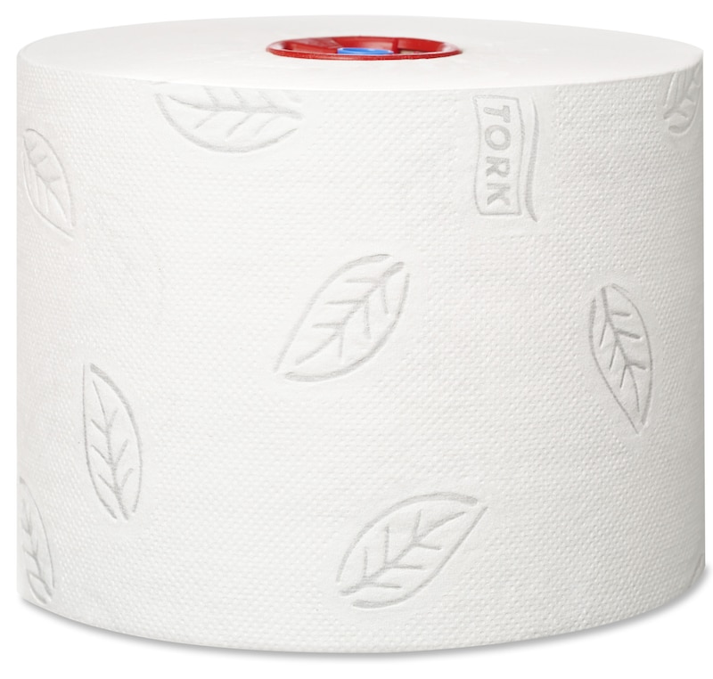 127530 Toaletní papír Tork Advanced - kompaktní role, 2 vrstvy, bílá, 1 x 27 rolí, T6