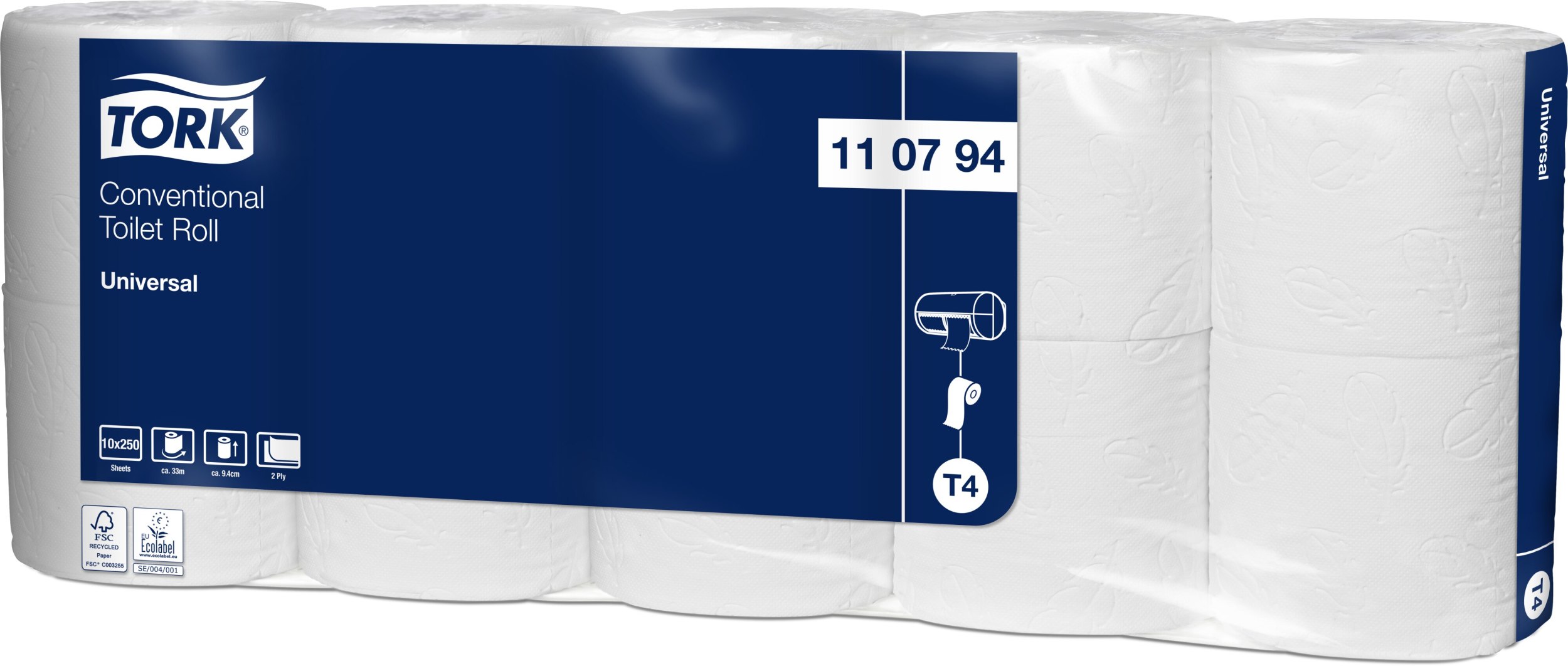 Levně 110794 Tork toaletní papír konvenční role, 7 x 10 rolí, T4