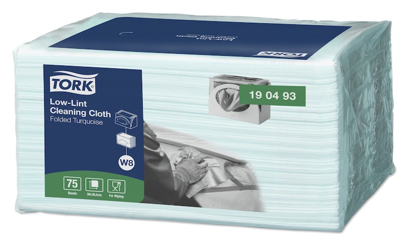 Levně 190493 Tork Low-Lint čistící utěrka, W8