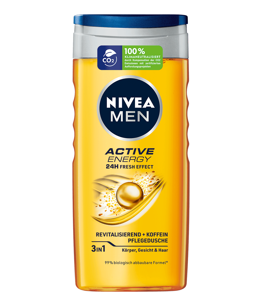 Levně Nivea Men Active Energy sprchový gel 250 ml