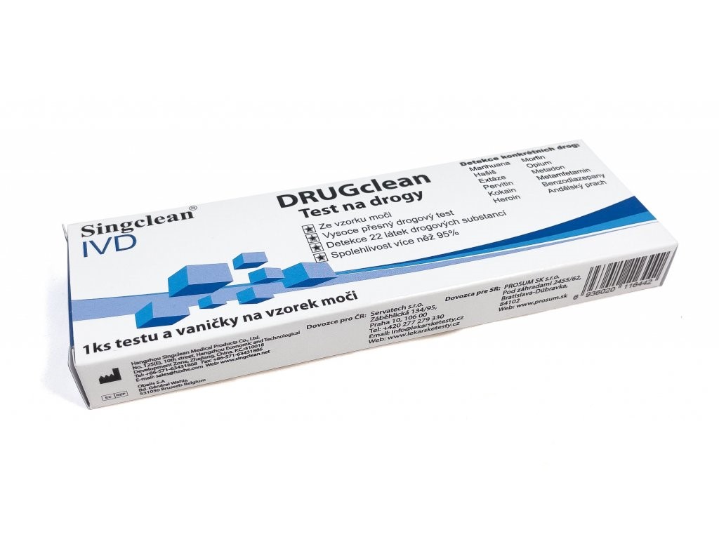 Levně DRUGCLEAN test na přítomnost drog