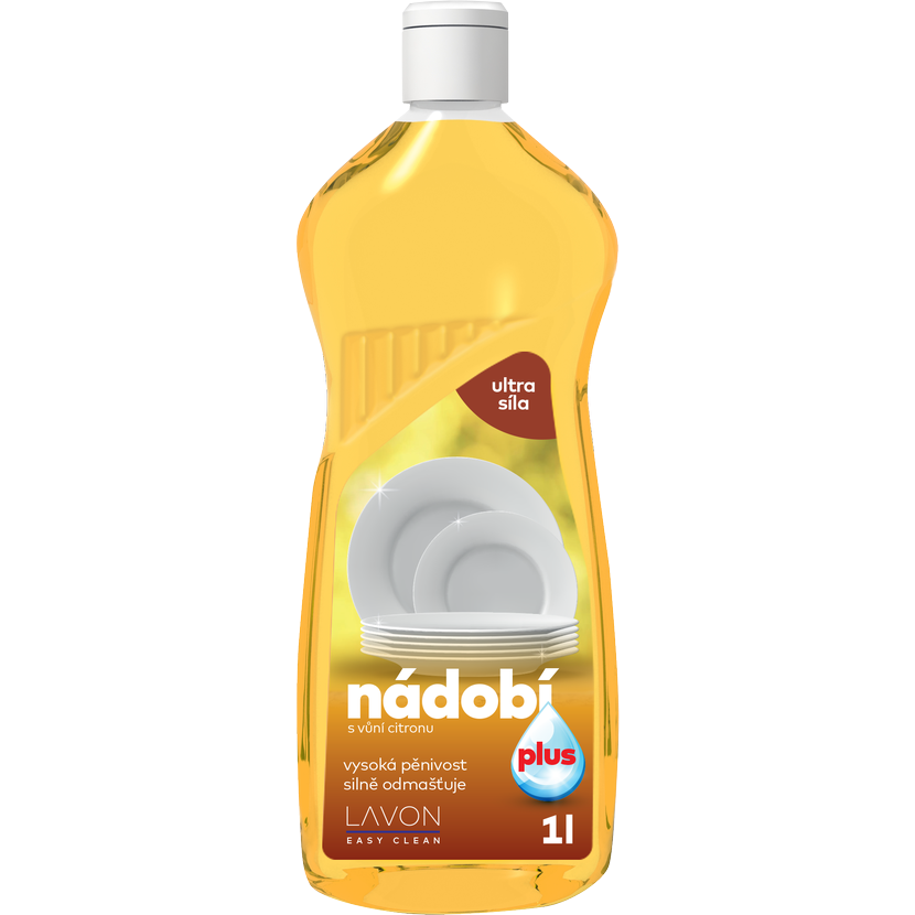 Levně LAVON nádobí PLUS lemon Objem: 1 l