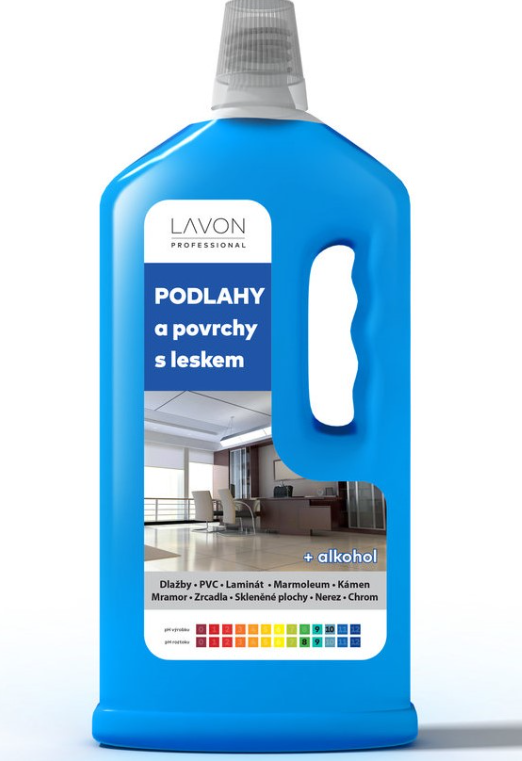 Levně LAVON PROF. PODLAHY s leskem 1 l modré