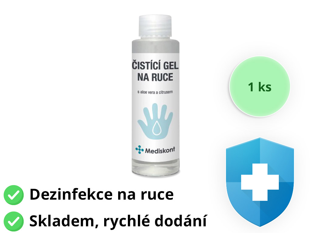 Levně Mediskont antibakteriální čistící gel na ruce 100 ml