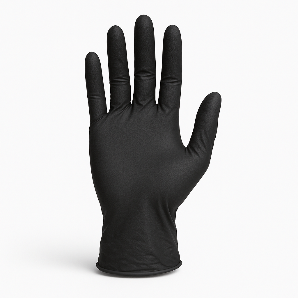 Levně SD Glove rukavice nitrilové 100 ks, černé, nepudrované