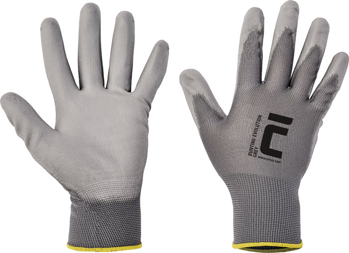 Levně CERV BUNTING EVOLUTION GREY rukavice PU