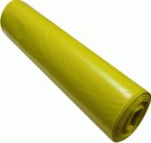 Pytle na odpad, 15 ks, 120 l, 100 M, 70 x 110 cm, žlutý