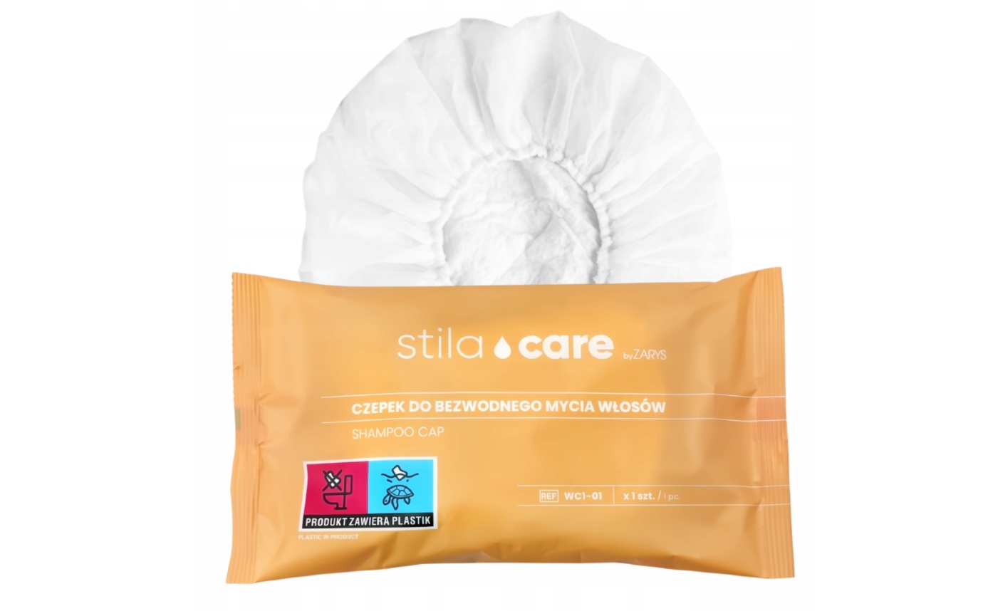 Zarys stilaCare čepice na suché mytí, 1 ks