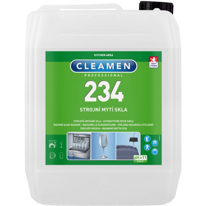 CLEAMEN 234 strojní mytí skla, 5,5 kg