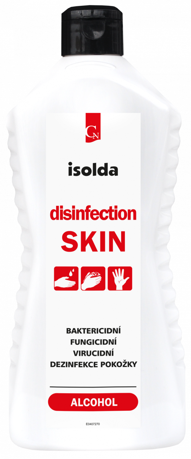 Levně Isolda Disinfection Skin alkoholová dezinfekce na ruce 500 ml