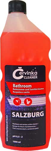 Červinka Czech Republic, s.r.o. Červinka Professional Cleaner SALZBURG intenzivní sanitární čisticí prostředek 1l