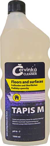 Levně Červinka Czech Republic, s.r.o. Červinka Professional Cleaner TAPIS M čisticí prostředek na strojní mytí koberců se svěží vůní 1l