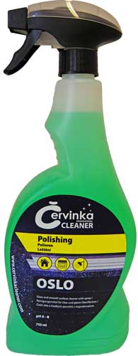 Červinka Czech Republic, s.r.o. Červinka Professional Cleaner OSLO čisticí prostředek na mytí skla a hladkých povrchů 750ml