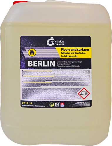 Červinka Czech Republic, s.r.o. Červinka Professional Cleaner BERLIN čisticí prostředek na hloubkové čištění dlažby 10l