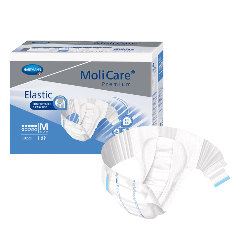 MoliCare Premium Elastic 6 kapek M 30 ks