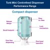 tork 658000 mini zasobnik na role se stredovym odvijenim bila tyrkysova system m1 (1)
