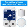 tork 472193 smartone mini toaletni papir advanced dvouvrstvy t9 karton 12 roli