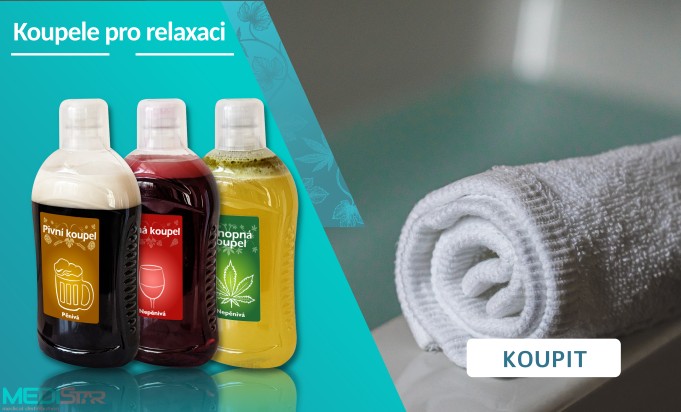Koupele - pivní, vinná, konopná koupel
