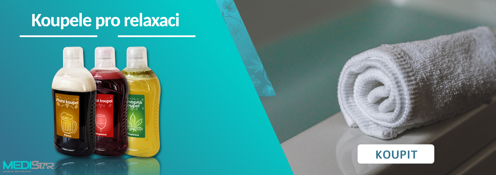 Koupele - pivní, vinná, konopná koupel