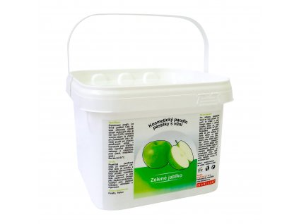 MEDISTAR CZ Tuhý parafín pastilky 1500g s vůní zelené jablko