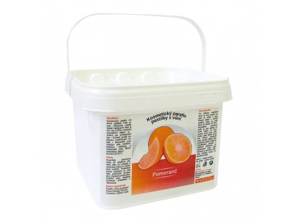 MEDISTAR CZ Tuhý parafín pastilky 1500g s vůní Pomeranč 2000x2000