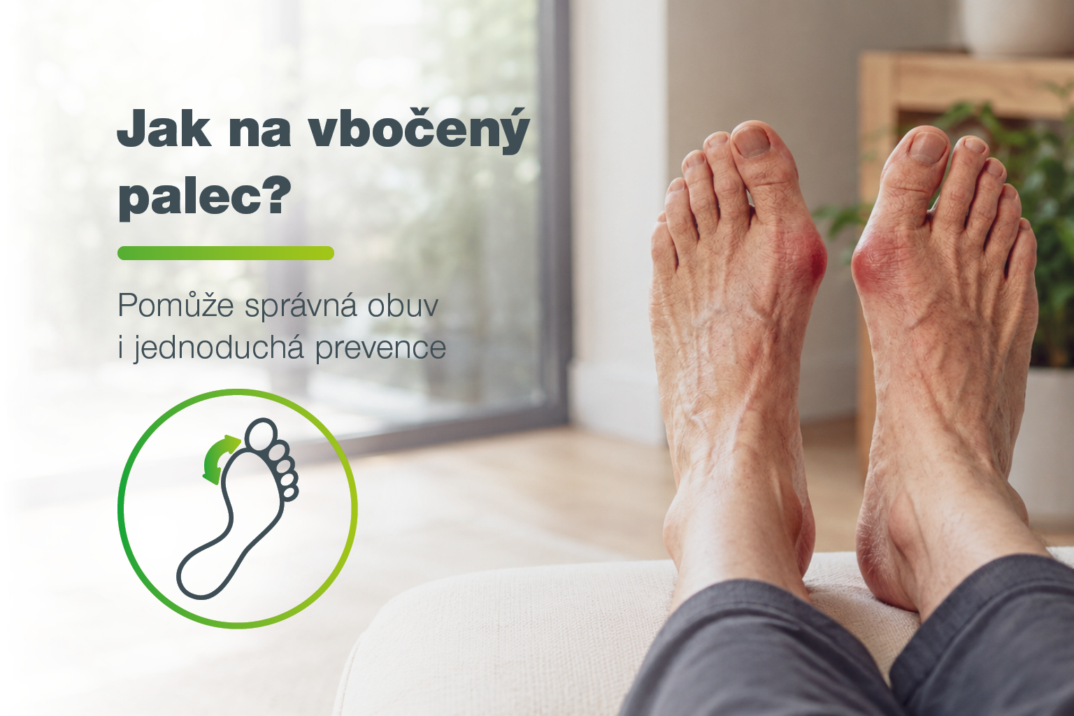 Jak na vbočený palec? Pomůže správná obuv i jednoduchá prevence