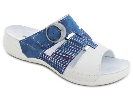 Dámský zdravotní pantofel DRAHA (Barva Červeno-hnědá, Velikost EU 38)