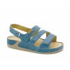 Dámská zdravotní sandál Vanda (Barva Modrá, Velikost EU 37)